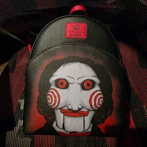 Loungefly Saw Jigsaw BILLY PUPPET HORROR MINI BACKPACK NWOT